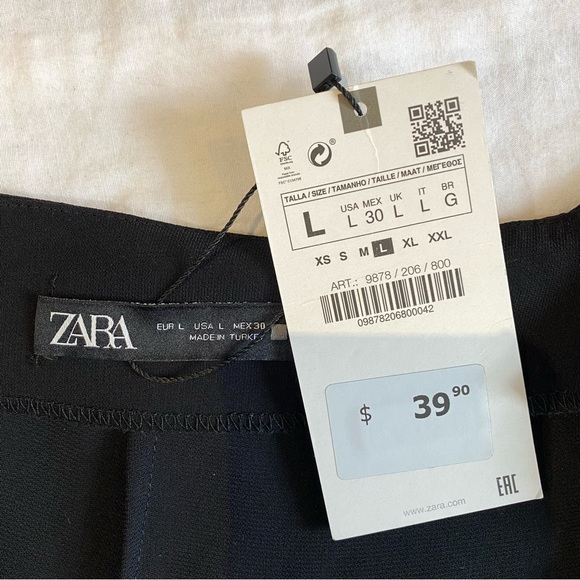 Brand new A-line Zara mini skirt. - Picture 4 of 6